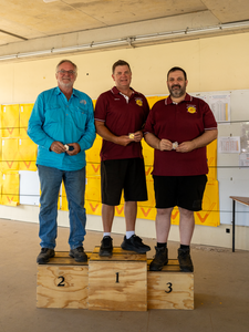 2 Gun CF Podium